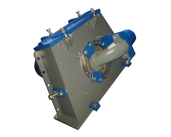 Schleuderradturbine mit Strahlmittel-Einlauf – präzise Zuführung für stabilen Hot Spot